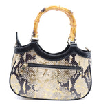 SAC À MAIN DE SOIRÉE EN CUIR IMPRIMÉE