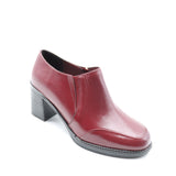 BOTTINES BASSES À TALONS EN CUIR