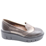 MOCASSIN BROGUE À SEMELLE CRANTÉE