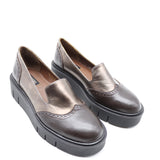 MOCASSIN BROGUE À SEMELLE CRANTÉE
