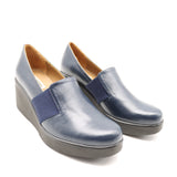 MOCASSINS COMPENSÉS À BANDE ÉLASTIQUE