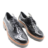 DERBIES EN CUIR VERNIS STYLE BROGUE