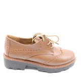 DERBIES EN CUIR STYLE BROGUE