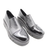 MOCASSIN STYLE BROGUE À SEMELLE CRANTÉE