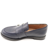 MOCASSIN EN CUIR À DOUBLE BOUCLE